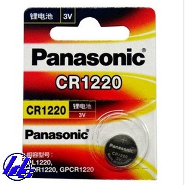 Pin CR1220 Panasonic 3V Lithium chính hãng - Vỉ 1 viên