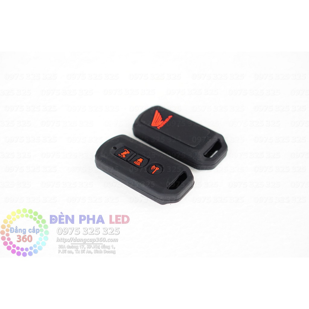 màu ĐEN - bao remote silicon smartkey SH150i Sh125i SHmode PCX -Bảo Vệ Remote- Bao Remote smk