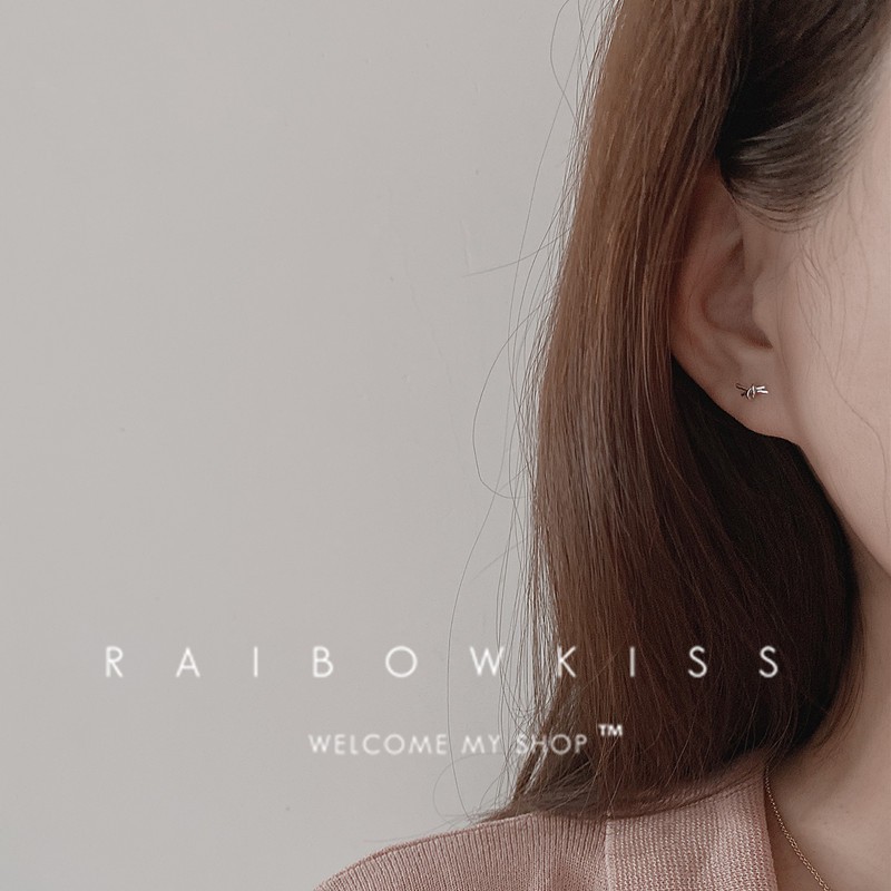 Khuyên tai mạ bạc 💕 𝐅𝐫𝐞𝐞𝐬𝐡𝐢𝐩 𝐞𝐱𝐭𝐫𝐚 💕 nhỏ xinh nhiều hình dễ thương phong cách Hàn Quốc