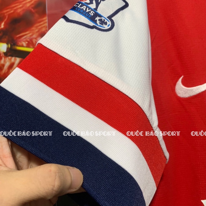Arsenal đỏ mùa giải 2013/14- Bộ áo bóng đá bản Fan vải Thái cao cấp
