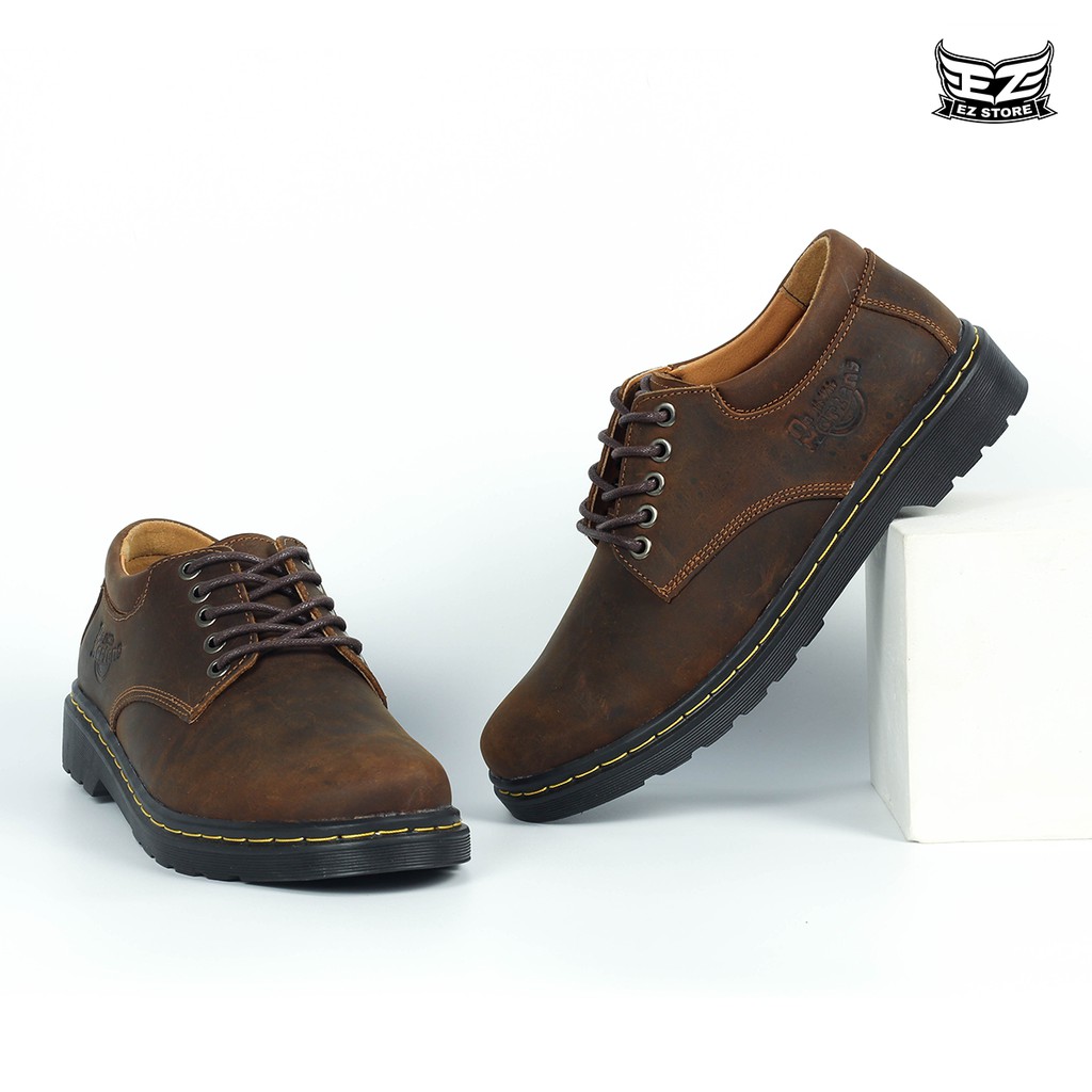 Giày Đốc Da Bò Sáp ( Nâu Cacao cực chất ) Vintage - Bảo hành 24 tháng - Đổi trả trong vòng 7 ngày | BigBuy360 - bigbuy360.vn