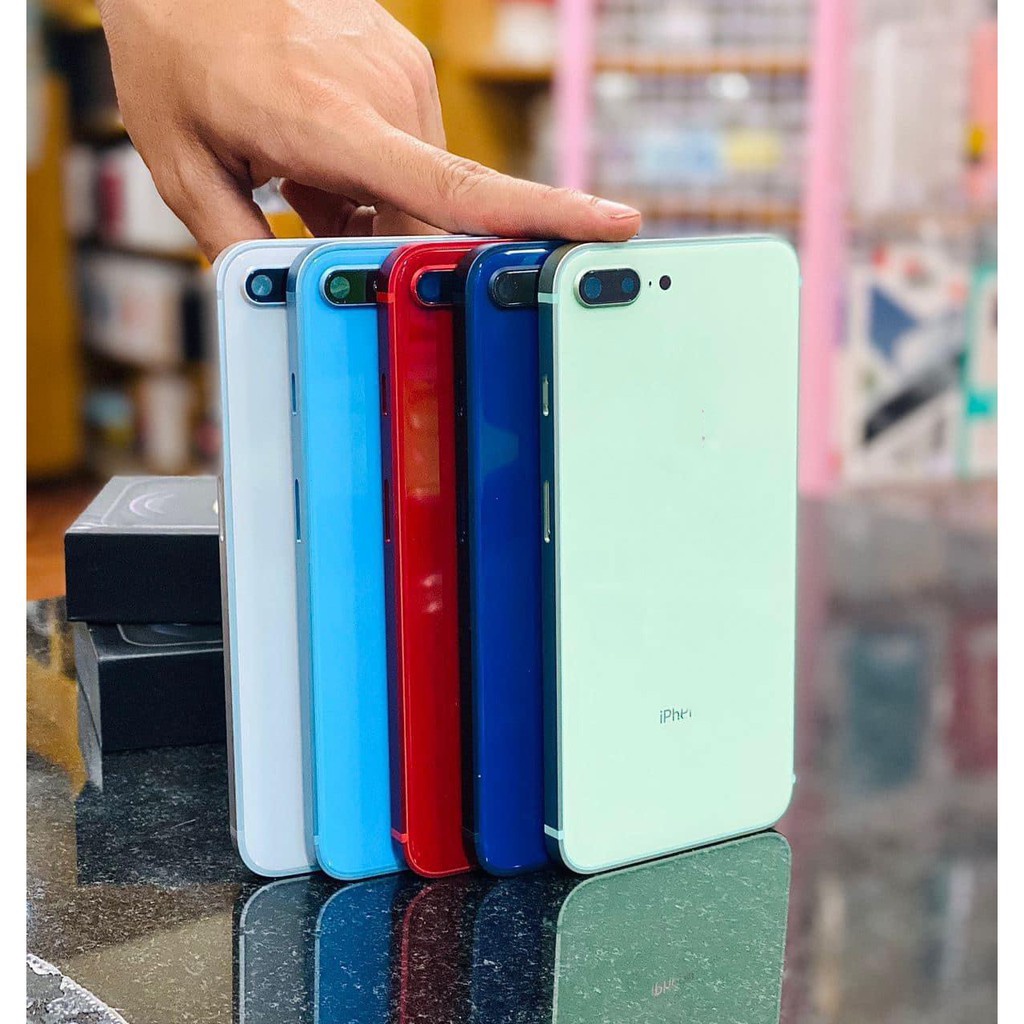 Vỏ viền vuông dành cho ip 7plus độ lên 8plus đủ màu cực đẹp