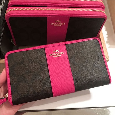 COACH ví dài nữ,ví nữ cầm tay da thật nhập khẩu / 52859 Ví Nữ Mini Cầm Tay