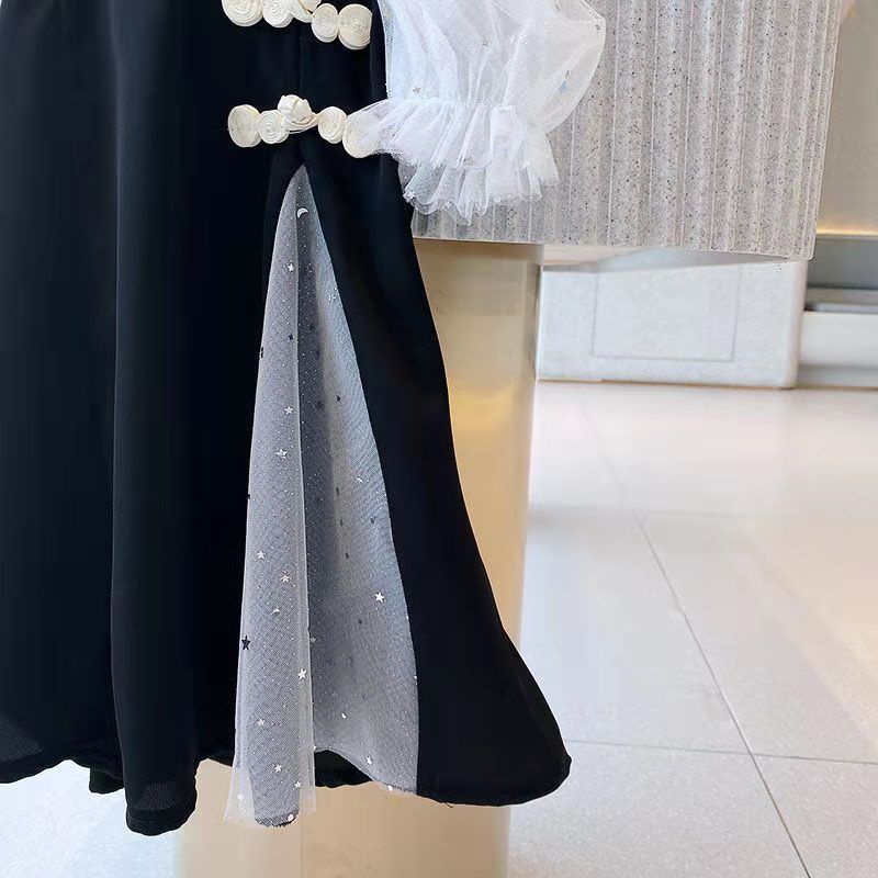 Đầm Công Chúa Tay Ngắn Thiết Kế Mới Thời Trang Mùa Hè Dành Cho Bé Gái