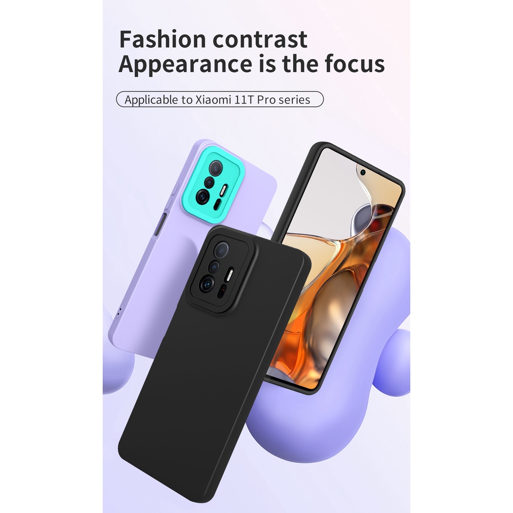 Ốp điện thoại TPU mềm bảo vệ camera mạnh mẽ dành cho Xiaomi Redmi 10 Note 10 10s 11T Pro Max 11T Pro MI Poco X3 NFC Pro