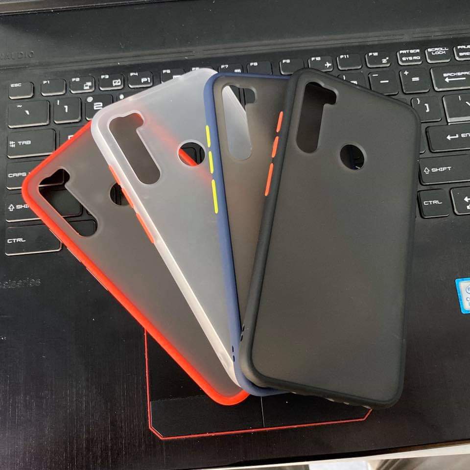 Ốp lưng Xiaomi Redmi Note 8 / Note 8 Pro Redmi 8 / 8A CC9 CC9e Mi 9 mặt lưng nhám viền màu dẻo cao cấp chống bám vân tay