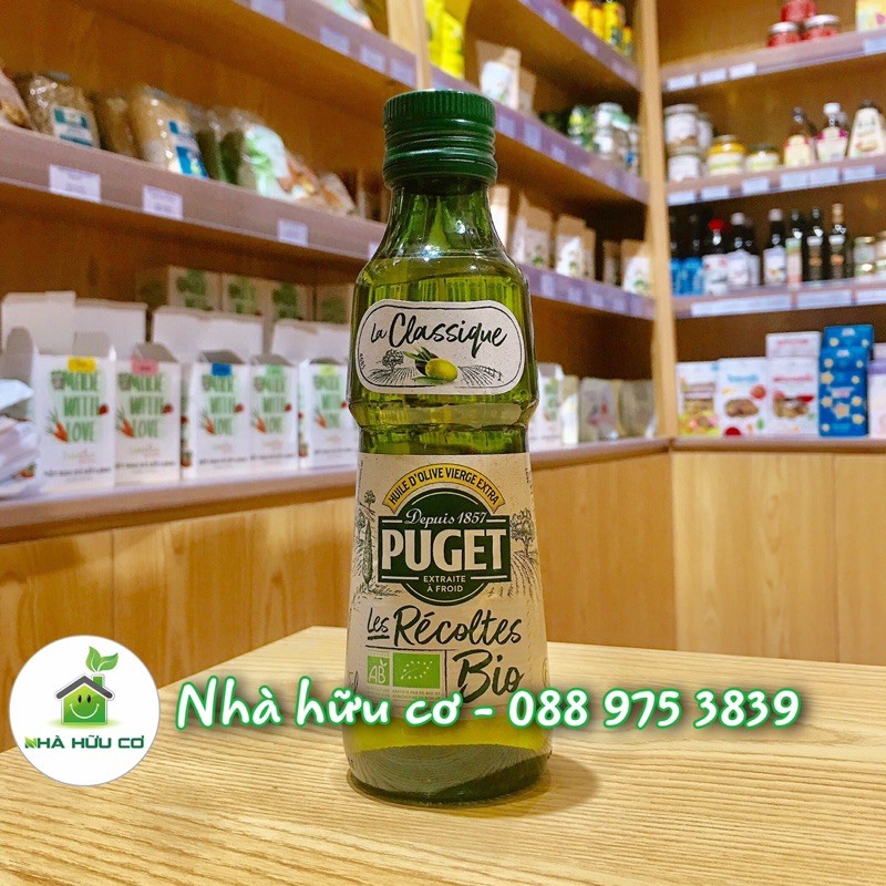 Dầu olive hữu cơ ép lạnh Puget 250ml