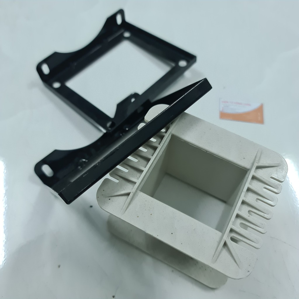 Khuôn biến áp 36x5 + Bát gông phe 36. Khuôn nhựa quấn biến áp 3,6x5,0 cm và bát để gông fe chống bị rung