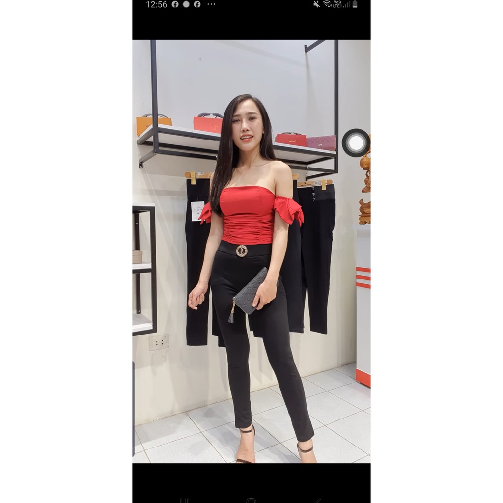 Quần legging cạp cao