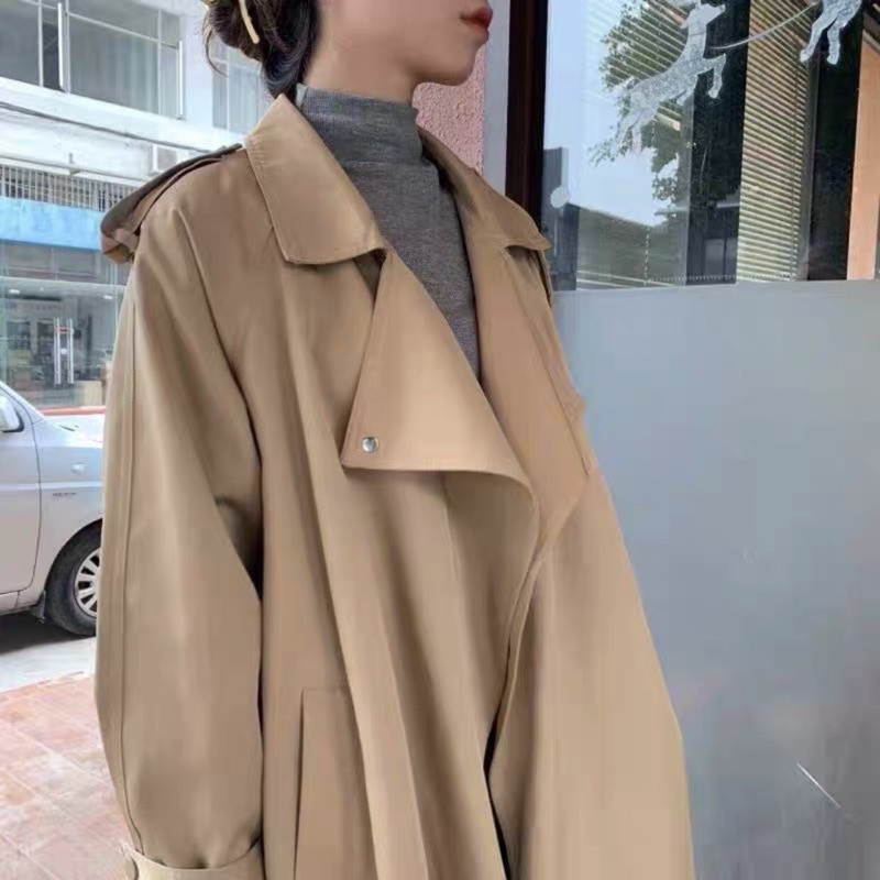 Áo khoác măng tô kaki nữ ngắn, dài QCCC | BigBuy360 - bigbuy360.vn