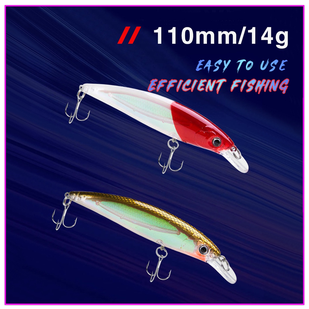 Mồi Câu Cá Giả Cứng 110mm / 14g