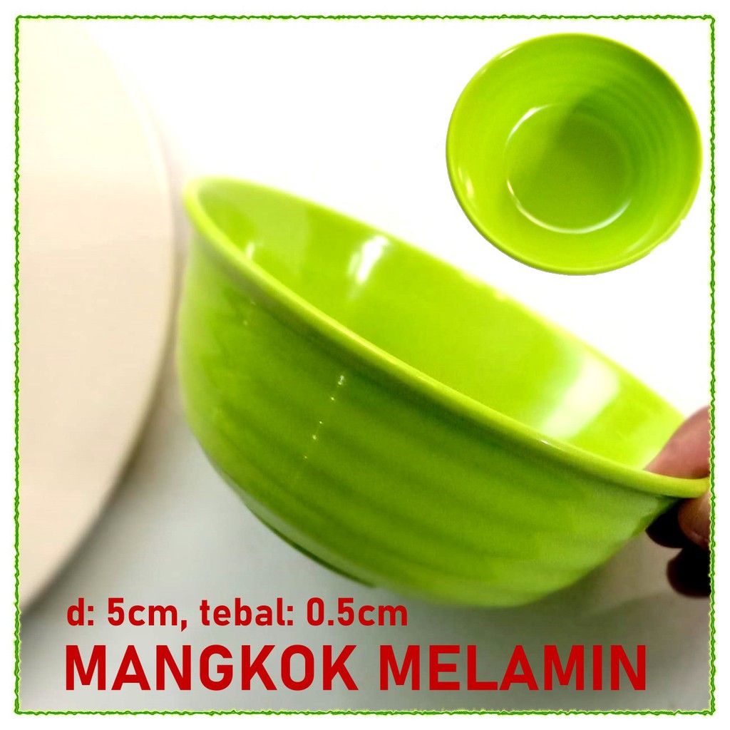 Tô Melamine Màu Vàng Dày Dặn Kích Thước 15cm 0.5cm