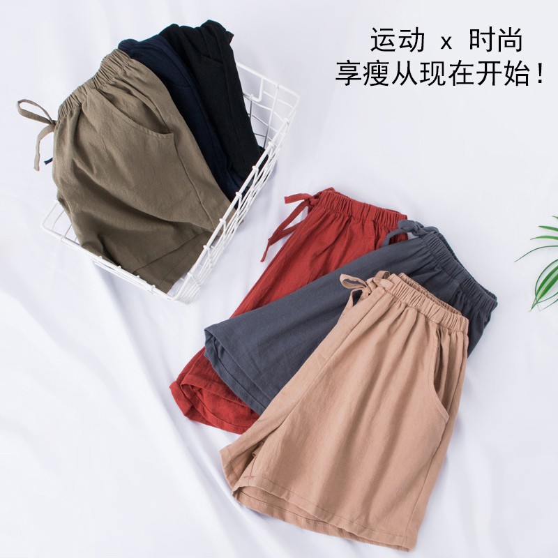 Quần sooc thô Hàn Quốc nhiều màu cho các nàng lựa chọn - mặc ở nhà hay ra phố tiện lắm nha