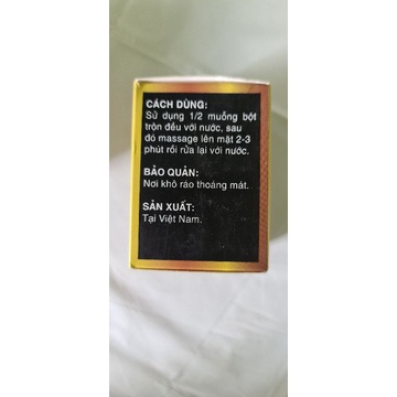 BỘT RỬA MẶT thảo mộc thiên nhiên100gr