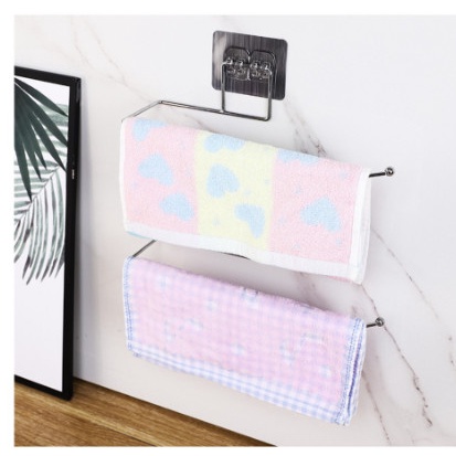 Móc treo dán tường cuộn giấy vệ sinh-khăn làm bằng inox chắc chắn