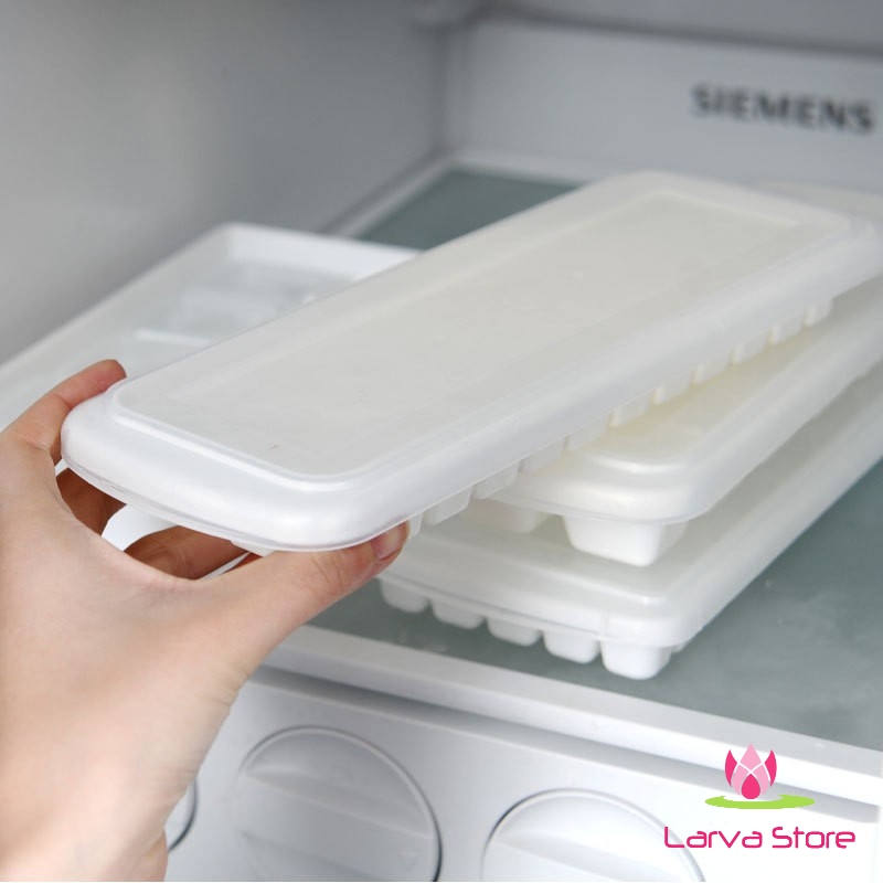 Combo 3 Khay đá có nắp Inomata hàng Nhật (8 viên, 12 viên, 48 viên) - Larva Store