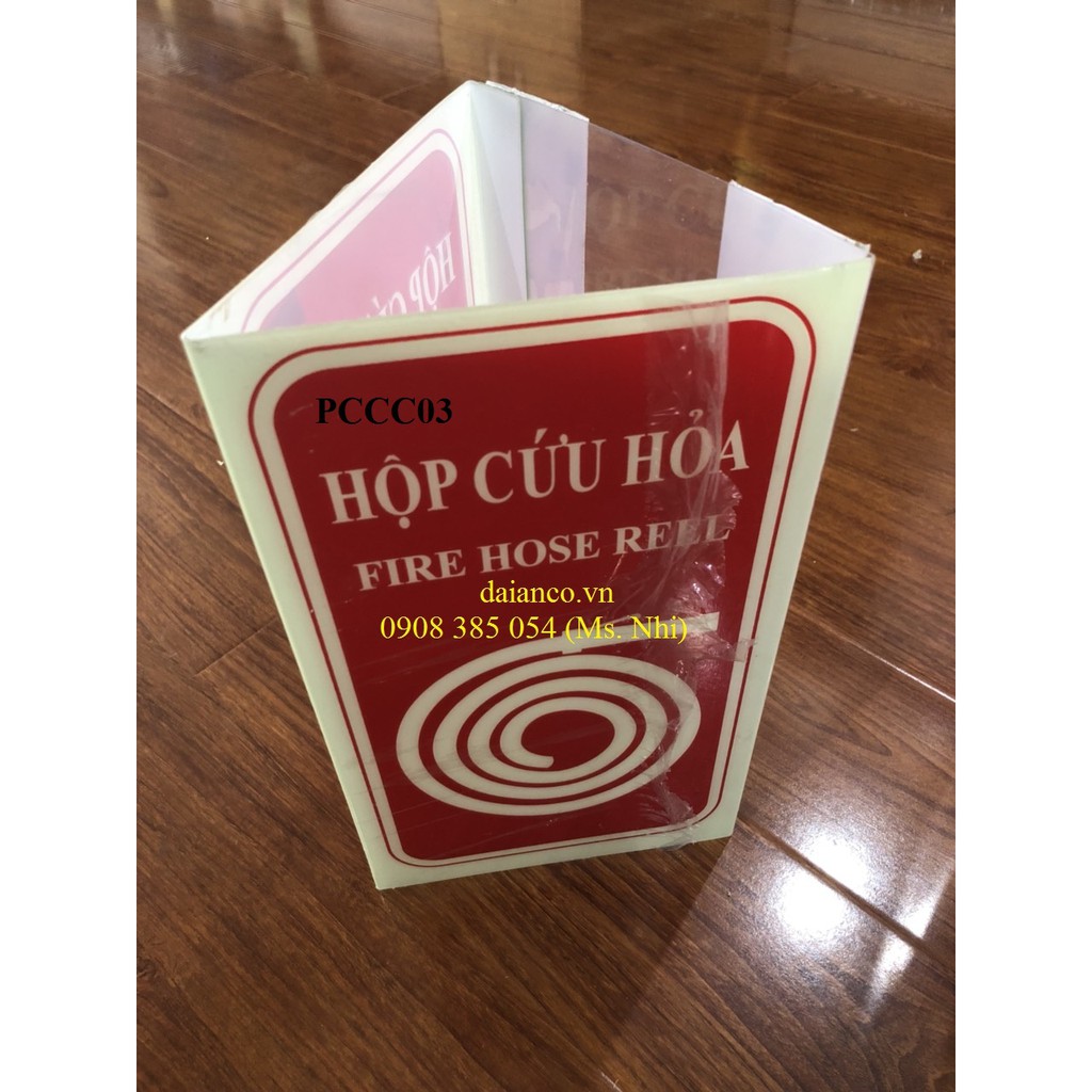Biển Dạ Quang cảnh báo Phòng Cháy Chữa Cháy- Hình Thật, hàng sẵn