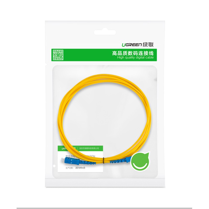 Dây cáp quang lõi đơn SC sang SC dài 3m UGREEN NW131 70664