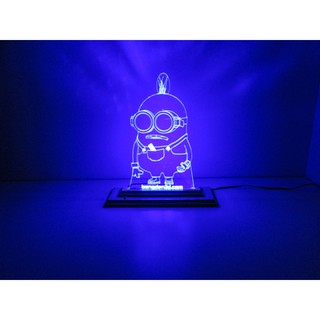 Mô Hình Đèn Led 3D Kẻ Cắp Mặt Trăng Minion