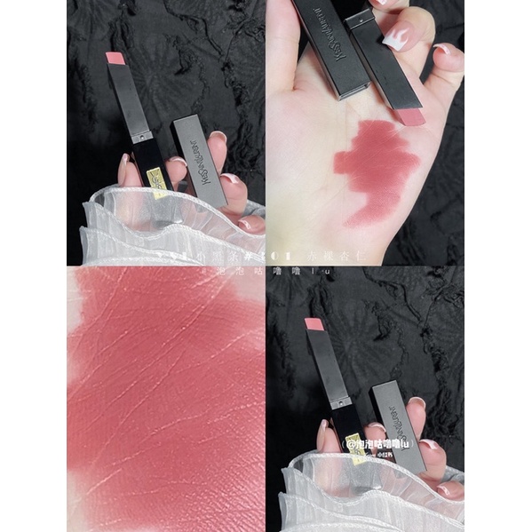 Son YSL vỏ đen Slim Matte 301,302,306,308,312,313  - Son Ysl Velvet Radical