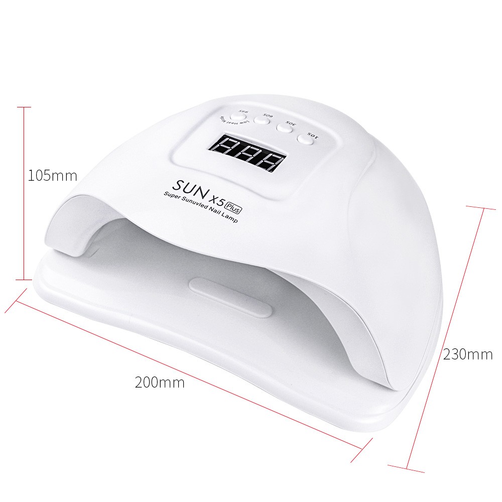 80W SUN X5 PLUS Dùng Làm Khô Sơn Móng Tay Chuyên Nghiệp Đèn LED UV