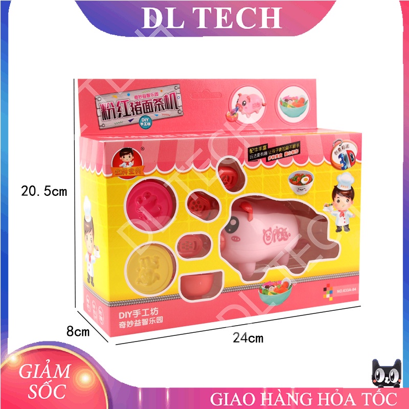 BỘ NẤU ĂN BẰNG ĐẤT NẶN DNNB, ĐỒ CHƠI LÀM MÓN ĂN TỪ ĐẤT NẶN CHO BÉ DL TECH