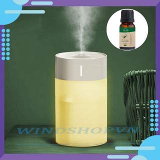 Máy xông tinh dầu, máy phun sương tạo ẩm tặng kèm tinh dầu mini MX09
