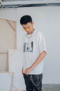 Áo longtee Leon Montana trắng Brocode
