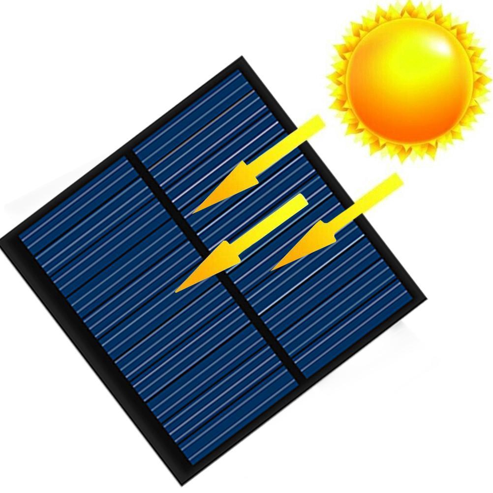 Tấm pin năng lượng mặt trời mini 5.5V 1W dùng để sạc pin cho điện thoại