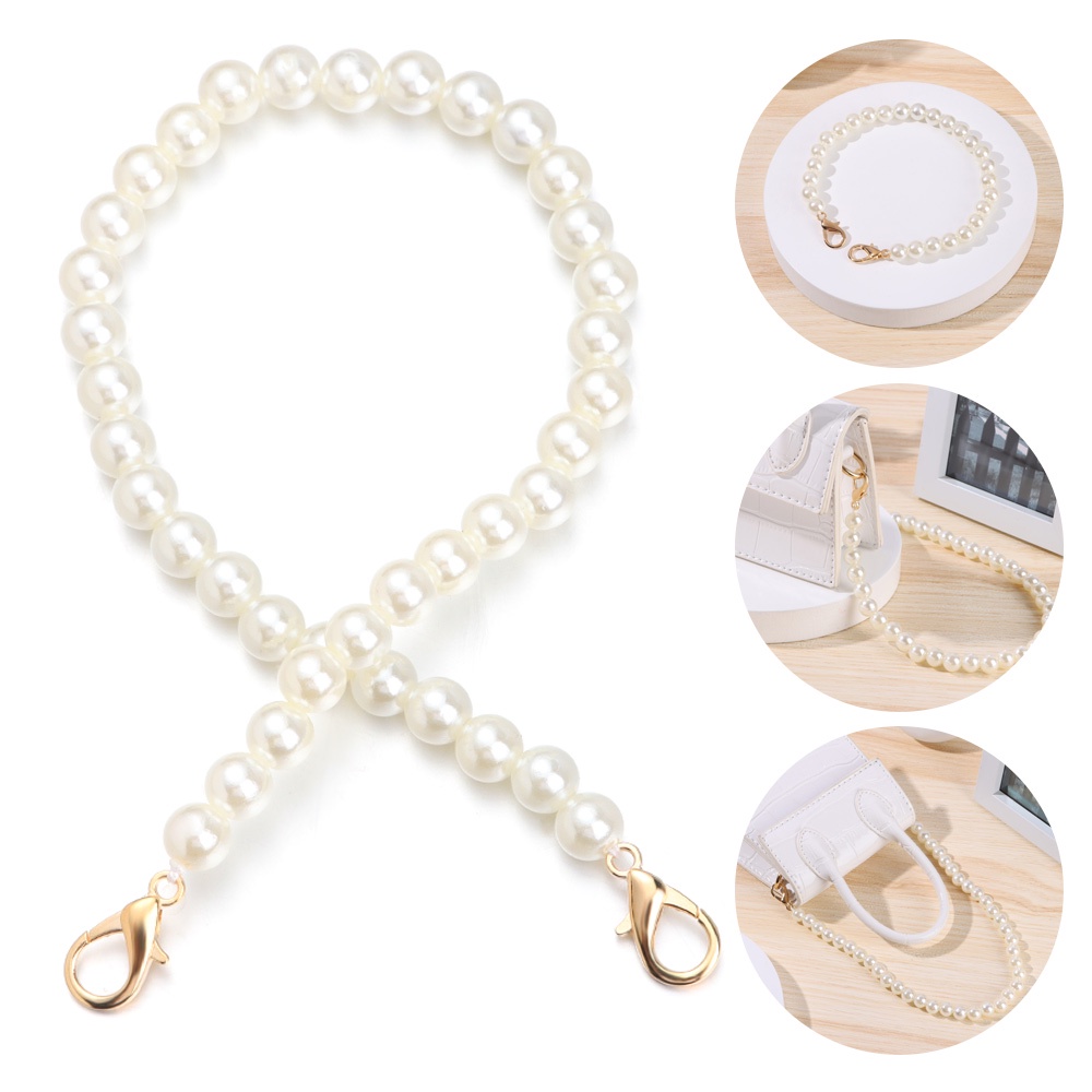 Daphne Dây Chuỗi Ngọc Trai Chất Lượng Cao 13 Kích Thước Thay Thế Cho Túi Xách
