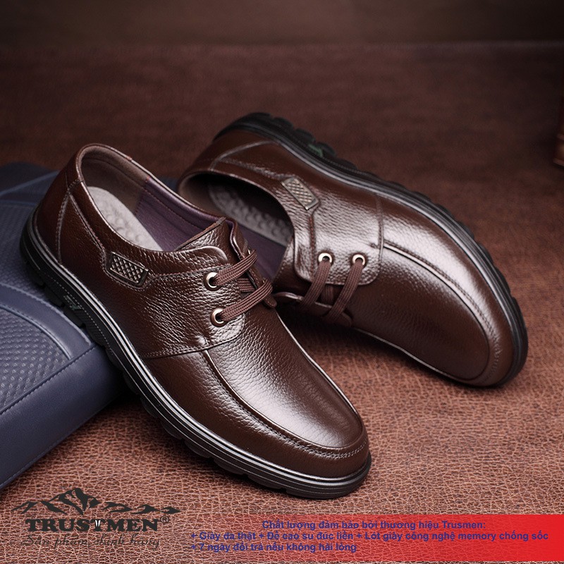 Giày da nam công sở giày tây nam doanh nhân GLG062 Trustmen Cuocsongvang