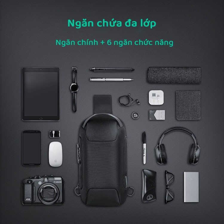 Túi đeo chéo chống trộm Mark Ryden - MINI CHICAGO