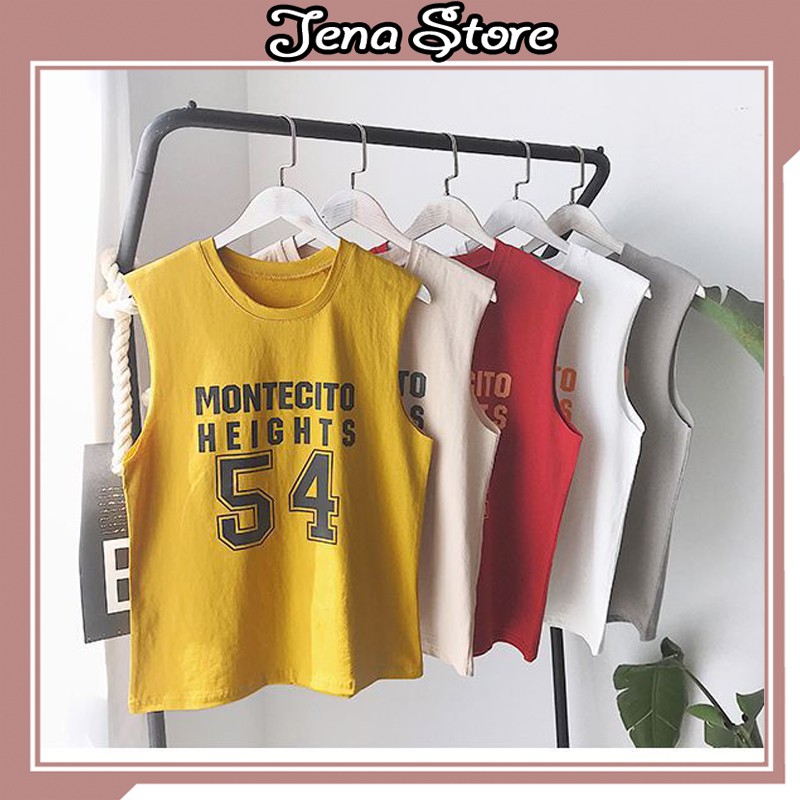 [Mã FASHIONT4WA2 giảm 10K đơn 50K] Áo thun ba lỗ Unisex, áo phông form rộng ATC51