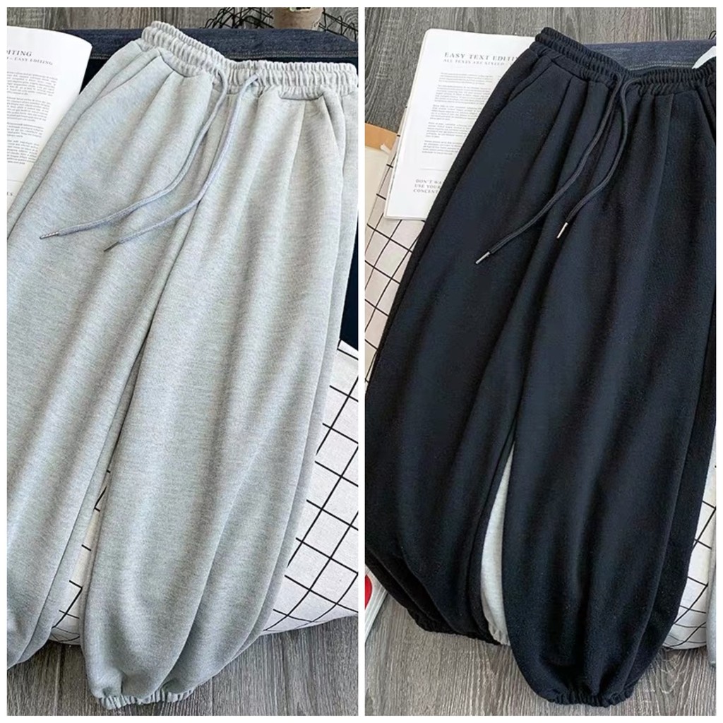 [QN32] Quần Jogger Nữ Dài Ống Rộng Có Bo SIMPLE Ulzzang OBIKING