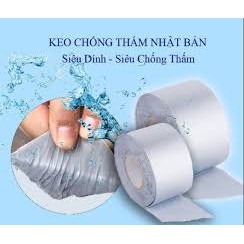 Băng Keo SIÊU DÍNH trên mọi bề mặt, chống thấm nước Nhật Bản khổ 5cm, 10cm x 5 mét