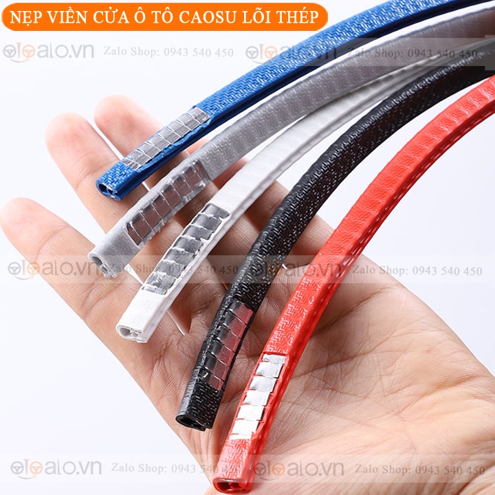 Nẹp U Lõi Thép Gioăng Cao Su Chữ U Lõi Thép - Nẹp Viền Cửa Xe ô tô Chống Va Đập Cửa Xe | OTOALO