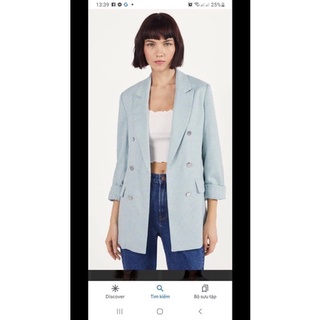 Áo blazer dạ dệt BSK chính hãng