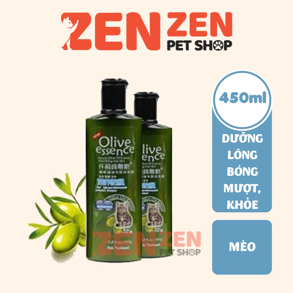 Sữa tắm chó mèo Olive Essence dành cho chó mèo