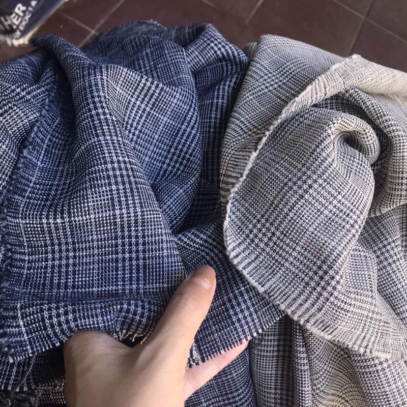 Vải tweed xô sợi