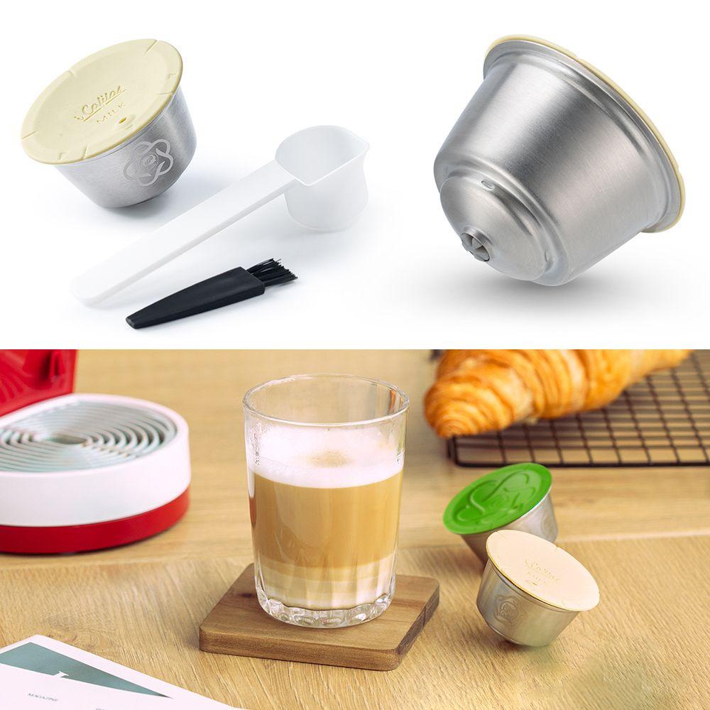 Cốc Lọc Sữa 24 Ngăn Bằng Thép Không Gỉ Tiện Dụng Cho Dolce Gusto