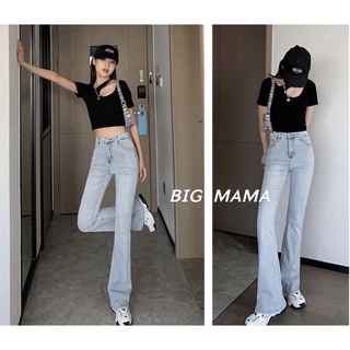 Quần ống loe form dài chất kaki