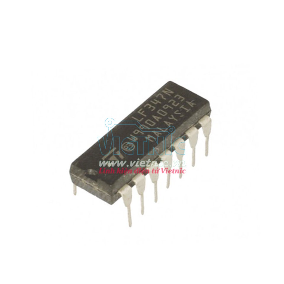 IC khuếch đại so sánh LF347N LF347 KF347N Quad J-Fet Operational Amplifier