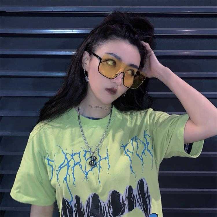 Dây chuyền thép titan mặt biểu tượng vàng đồng phong cách hip hop dành cho nam và nữ 22162