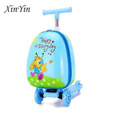 Vali kéo kiêm xe trượt Scooter Trẻ em