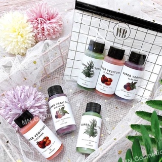 [SET MINI] Sữa Rửa Mặt Rau Củ Sủi Bọt Thải Độc Super Vegitoks Cleanser Mini
