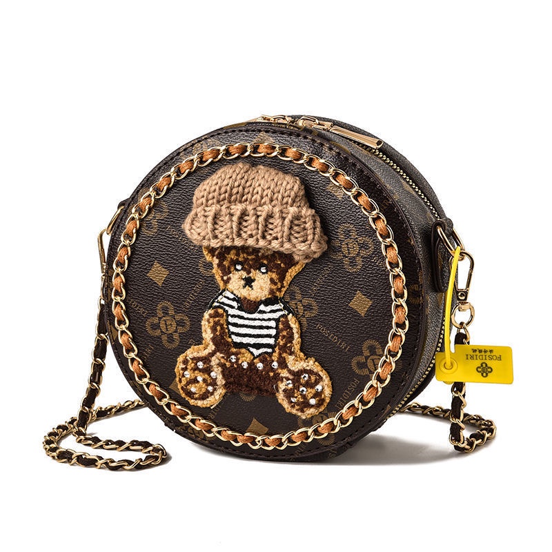 Túi Đeo Chéo Dây Xích Dáng Tròn Nhỏ Thời Trang Năm Mới 2022 Cho Nữ