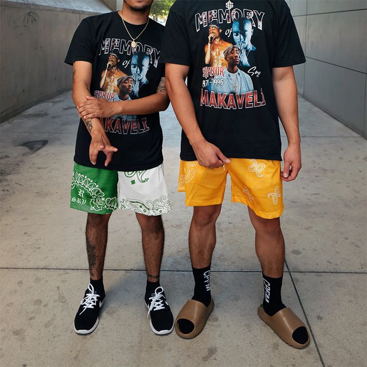 Quần Short Thể Thao Dáng Suông Chất Liệu Thoáng Khí Mau Khô Năng Động Thời Trang Phong Cách Âu Mỹ Cho Nam