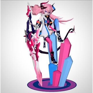 Mô hình giấy Honkai Impact 3rd - DIY