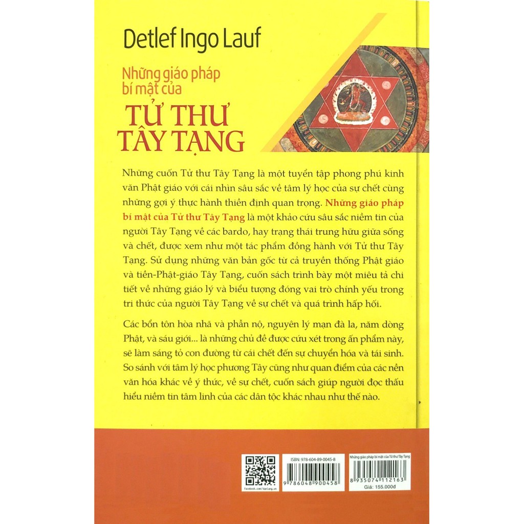 Sách - Những Giáo Pháp Bí Mật Của Tử Thư Tây Tạng