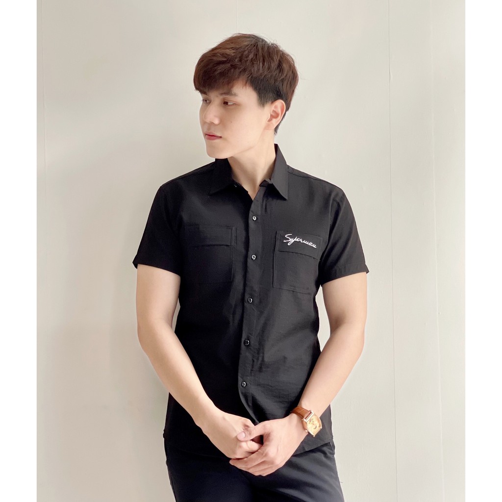 ÁO SƠ MI NAM TAY NGẮN CHẤT ĐŨI MỀM MÁT HÀNG ĐẸP | BigBuy360 - bigbuy360.vn